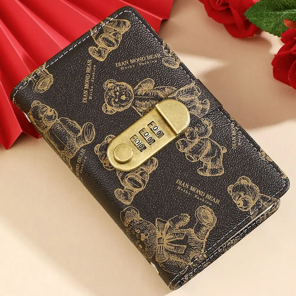 New Password Lock 50 Envelopes Money Saving Challeng PU 100 Envelopes Cash Storage Book Waterproof Save Money Budget Binder