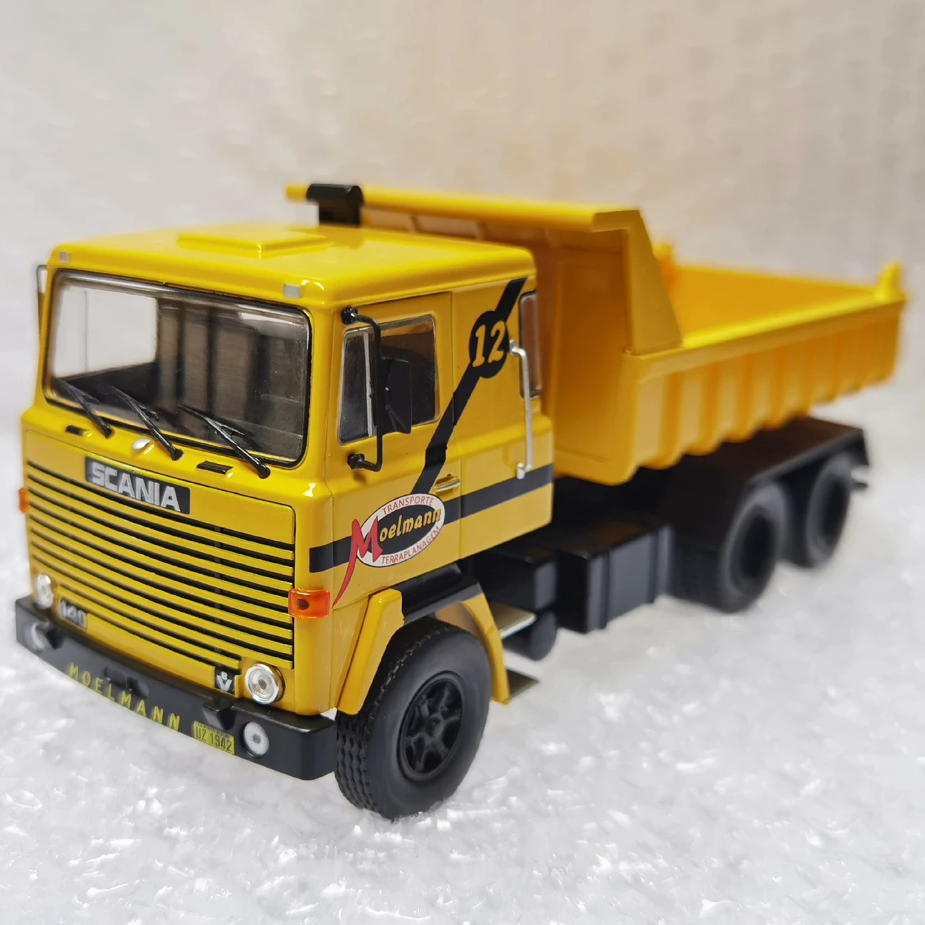 

Литой под давлением IXO масштаб 1/34, самосвал SCANIA LKS 140, модель автомобиля из сплава, Коллекционная игрушка, подарок, сувенир, украшение для дисплея