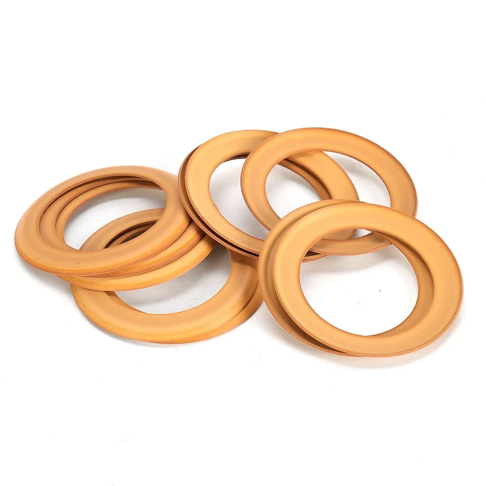 10pc For Oil-Free Silent Air Compressor Pump Piston Rings Rubber Insulated 550/600/750/950/1100/1500w Wear-resistant Air Pump