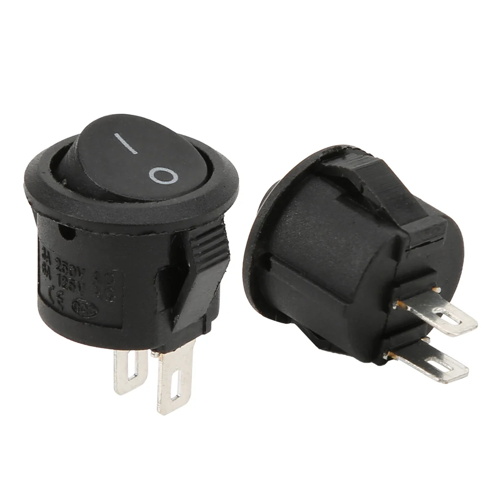2 Pin 2 Position  Switches Rocker  Power  Small Round 2 Pin 2 Position KCD11 Industrial Control view 5