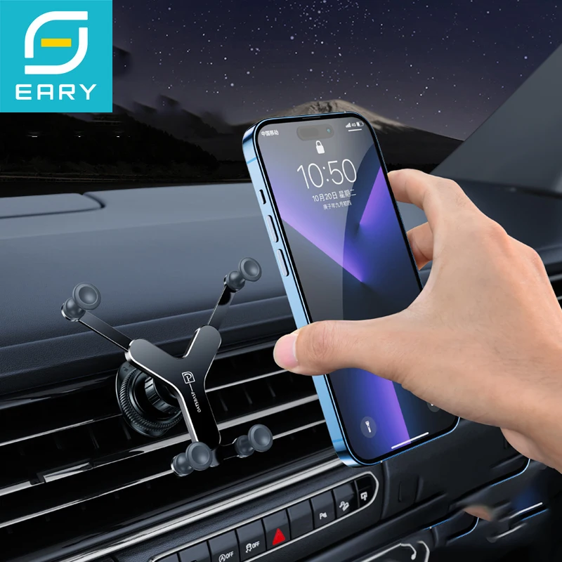 

Eary Car Phone Holder Stand Mount for Air Vent Universal Car Phone Mount 360°Rotation Car Bracket for Samsung S25 Ultra iPhone