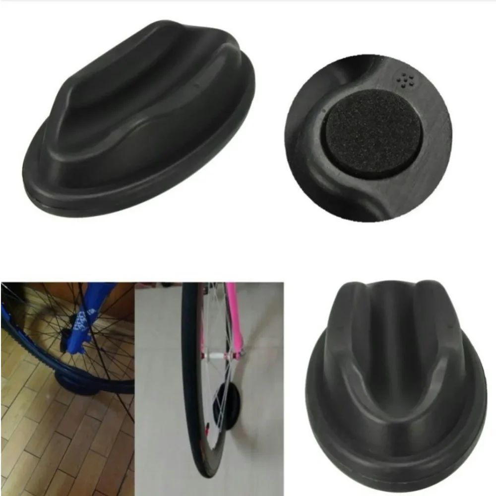 2/1pc Indoor Bike Front Wheel Fixing Frame Front Wheel Riser Block Holder Bike Trainer Stand Pad Support Road Parts