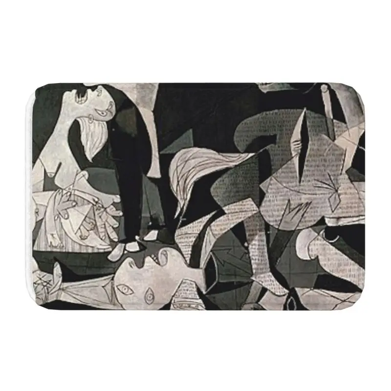 Spain Pablo Picasso Guernica Front Door Floor Entrance Mats Outdoor Kitchen Bathroom Doormat Toilet Carpet Rug