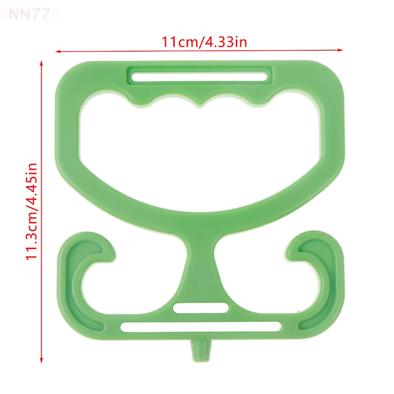 Maniglia per supporto per borsa per la spesa multipla con impugnatura morbida portatile per strumenti per la spesa, portaombrelli per ombrellone da spiaggia con gancio a 4 punte