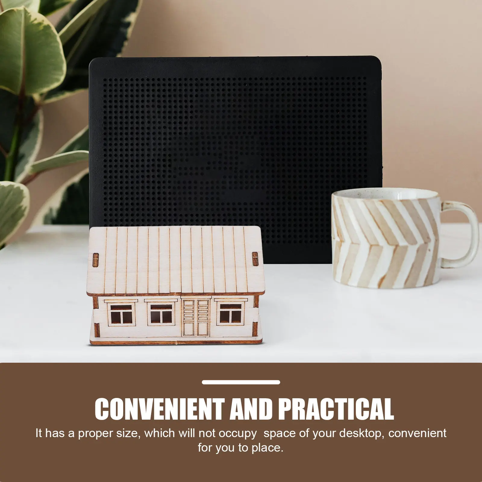 Casetta in Legno, Piccola Cabina in Legno Grezzo da Dipingere Fai-da-Te, Kit Cabina in Legno Non Finita, Decorazione Natalizia in Miniatura, Regalo Artigianale