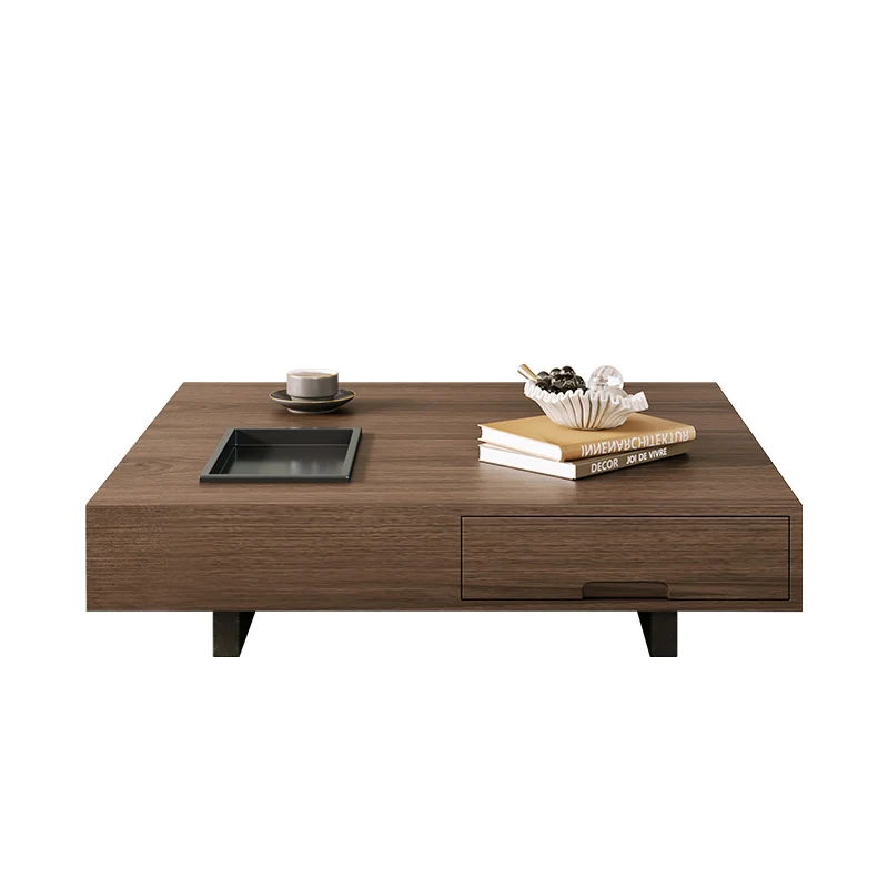 #*Wabi-Sabai Eiche/Birke Kleine Wohnung Massivholz Couch tisch Neues Design Wohnzimmer Square Storage Couch tisch