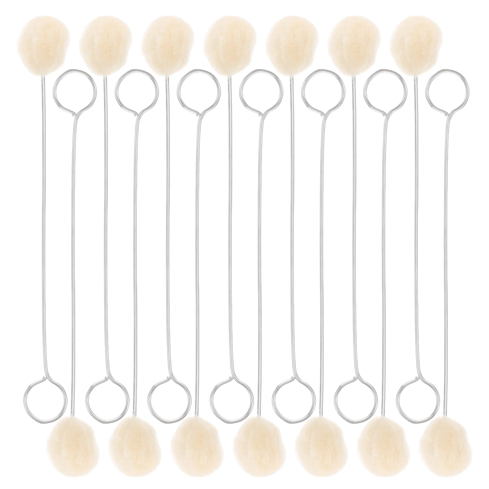 

50pcs Balls for Dyeing Wool Dye Applicator Crafts Dauber Brushes Tools Practical Wool Applicators Home Use