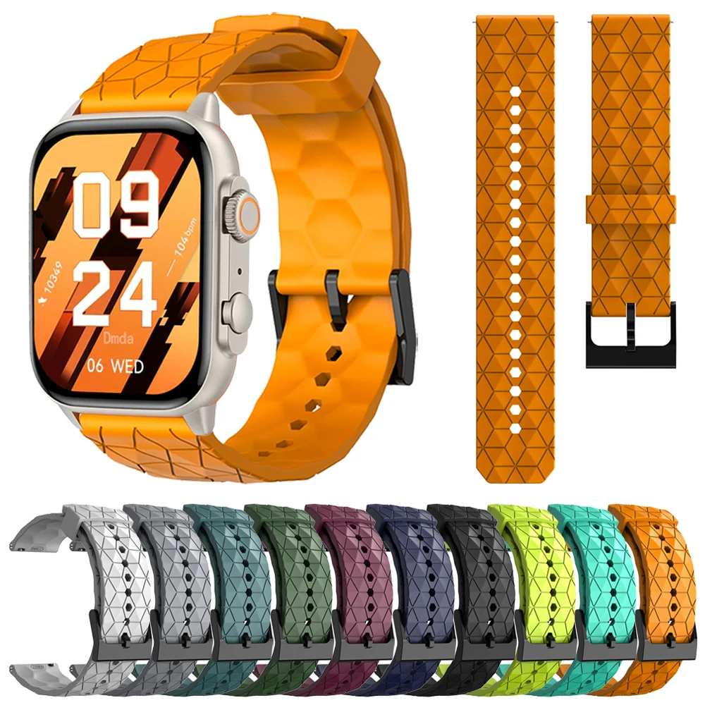 Cinturino in Silicone per COLMI C81 C80 M40 M42 Band per COLMI P71 P73 P8 I30 bracciale Soft 20mm 22mm accessori di ricambio per cinturino