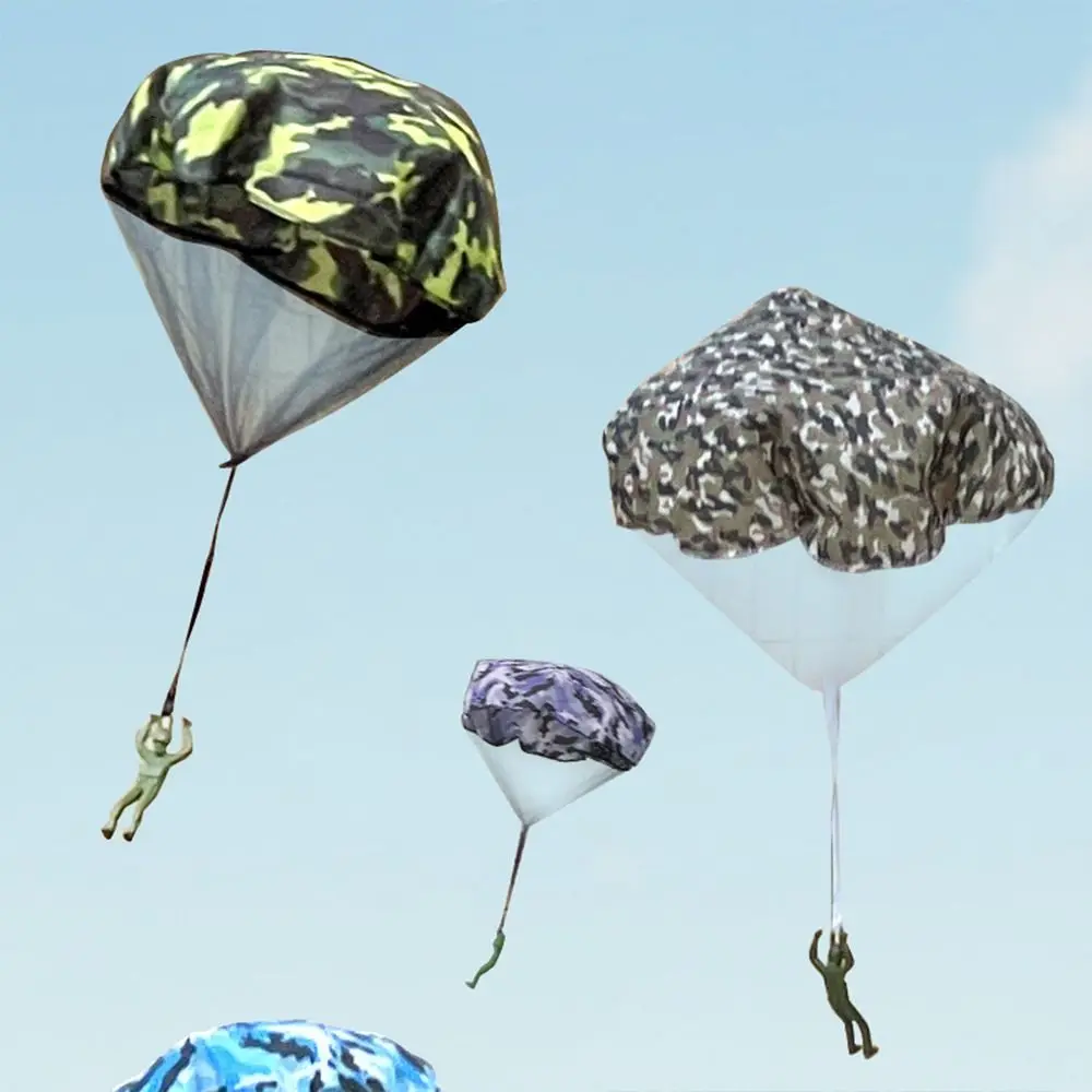 Nieuw Geen Batterij Parachute Speelgoed Of Montage Vereist Buiten Gooien Speelgoed Parachute Gooien Gooi Het Omhoog Vliegend Speelgoed Voor Kinderen