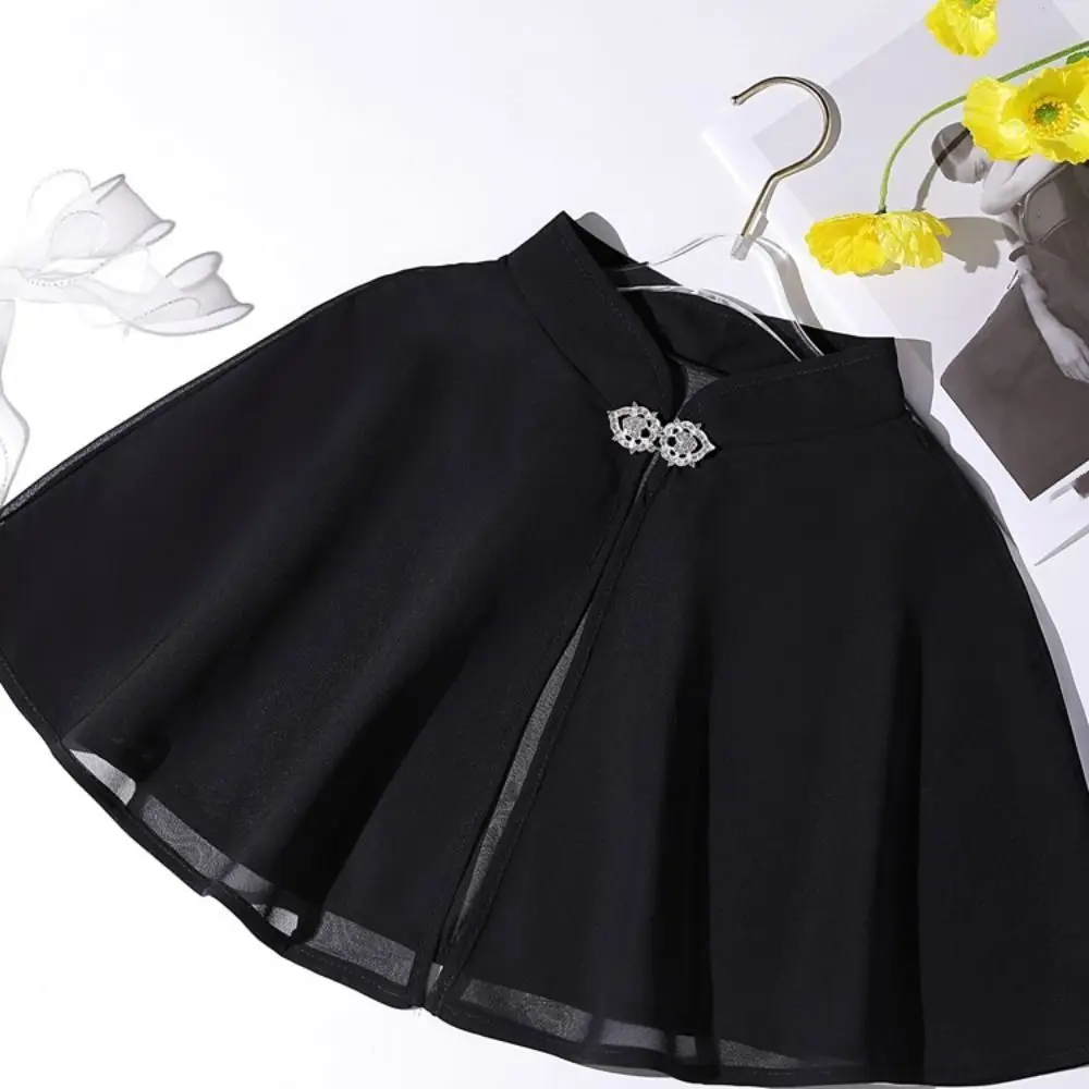 

Шифоновое свадебное платье невесты, шаль, сплошной цвет, пряжка со стразами, вечерние платья, шарфы, солнцезащитный крем, официальная накидка Cheongsam