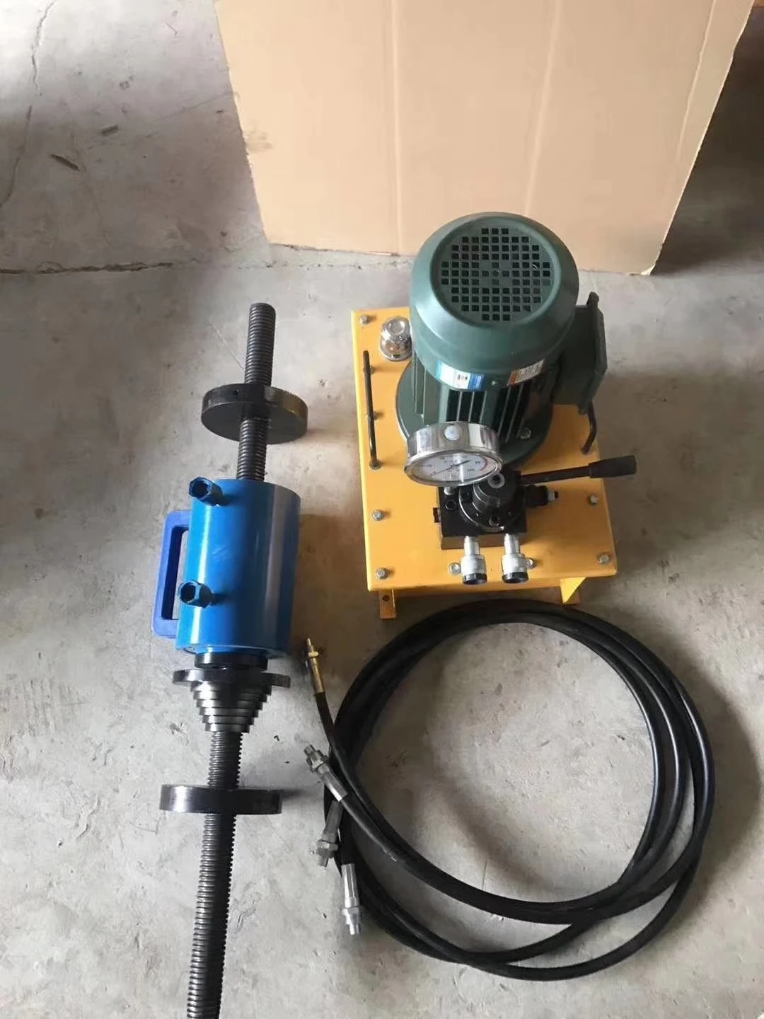 Portable Automatic Crawler Excavator Cylinder Sleeve Press Fitting Machine 70T Integrated Electric Pneumatic Tool