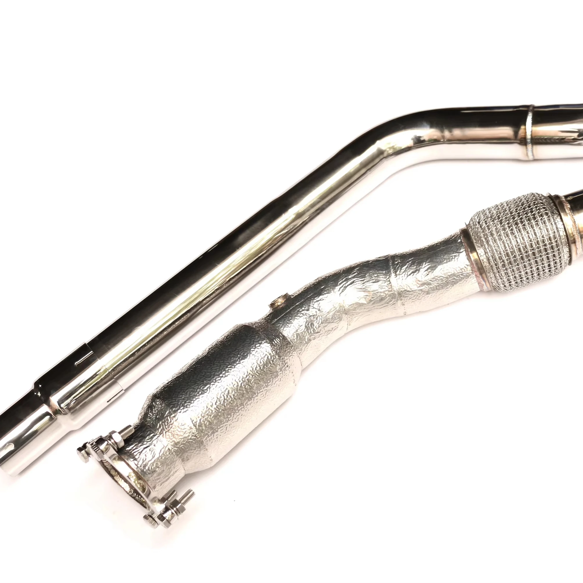 Hot selling： Performance Exhaust System Catalysis Stainless Steel Downpipe with Catalyst for Improved Exhaust Performance