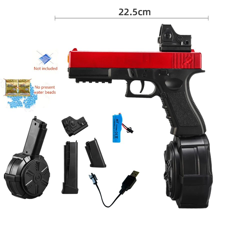Gel Ball Toy Gun G17 Multi-Color Optional Manual All-In-One Outdoor Suitable Interactive New Year Gift Game Same Model