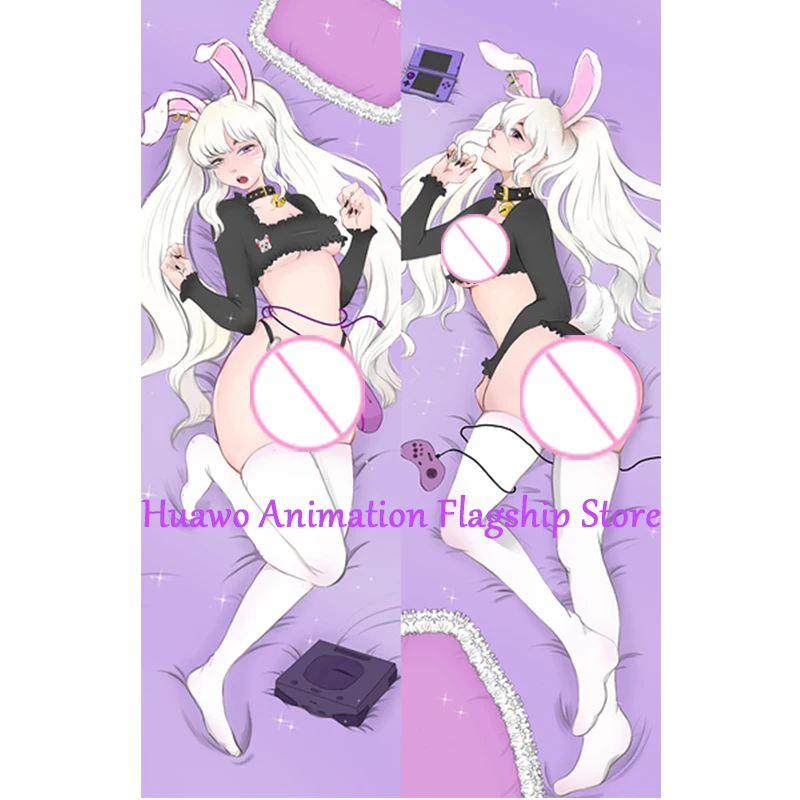 

Dakimakura Anime Pillow Cover Mioshi Double Sided Print 2Way Cushion Cover Xmas Gifts