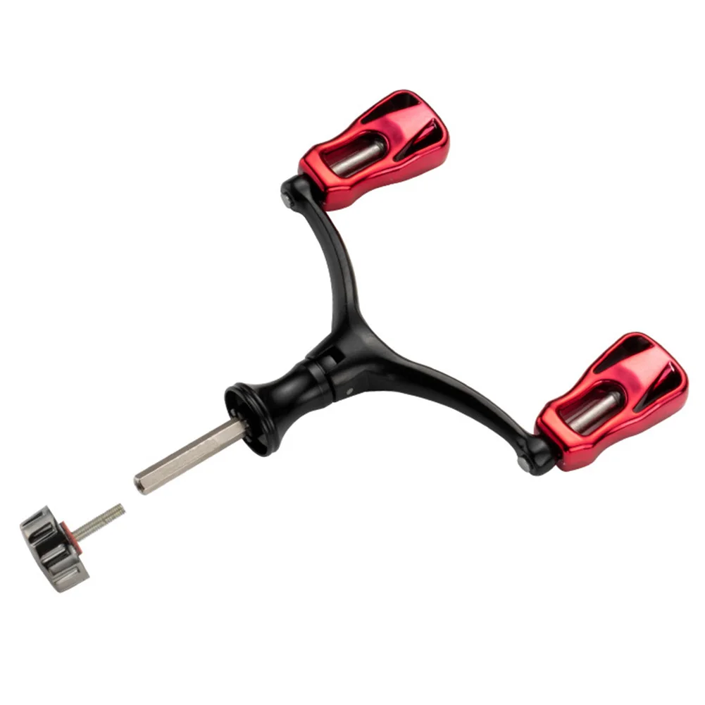 Manivela de Metal CNC, manivela doble para aventura al aire libre, uso para mano izquierda y derecha, fuerte y resistente al desgaste, compacta y liviana