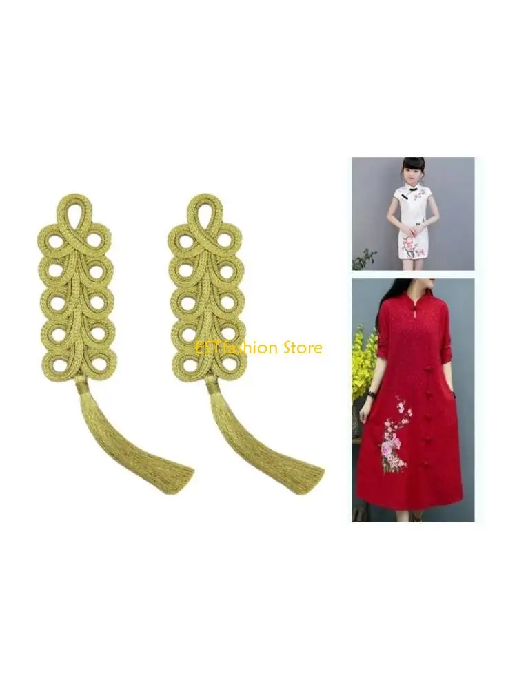 y5gc-大きな編組アップリケ中国の伝統的なチャイナ-ドレス-diy-手芸用に縫い付けます