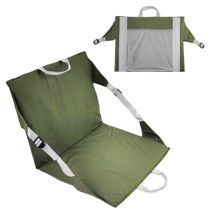 Cojín plegable para exteriores para Picnic y playa, esterilla plegable portátil, respaldo para silla reclinable