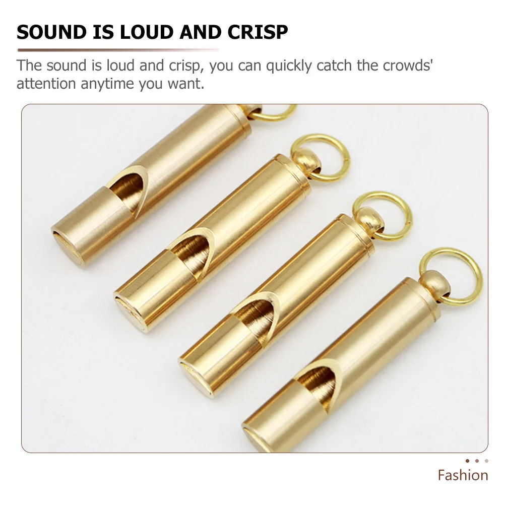 3 قطعة سلسلة المفاتيح المعدنية الرجعية تصميم صفارة إنقاذ للمغامرة في الهواء الطلق السلامة استخدام مخيم الإسعافات الأولية #6