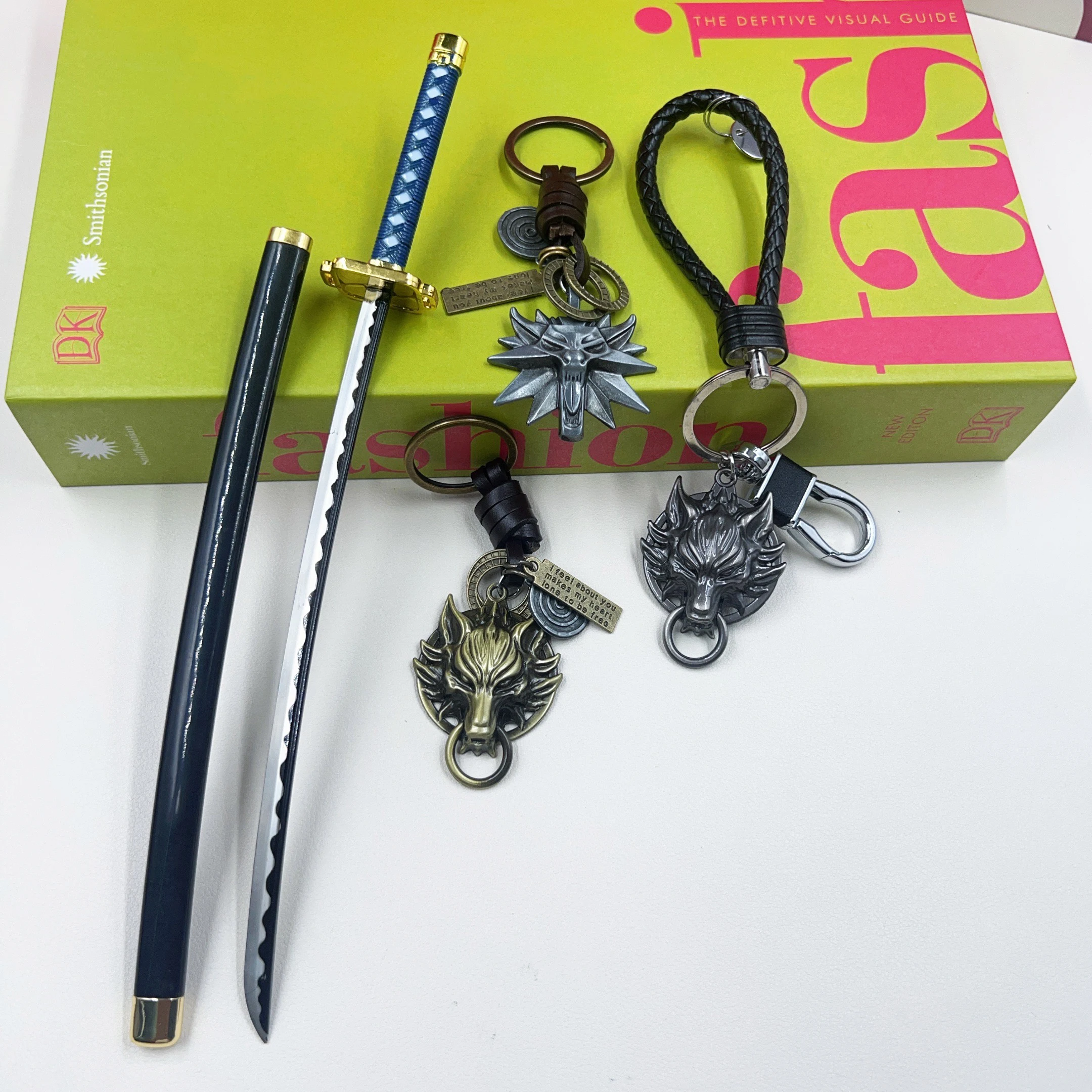 LLavero de espada Masamune de 26cm, periféricos de juego FF7, fantasía VII Sephiroth, modelo de espada de Metal, réplica de accesorios de colección de escritorio