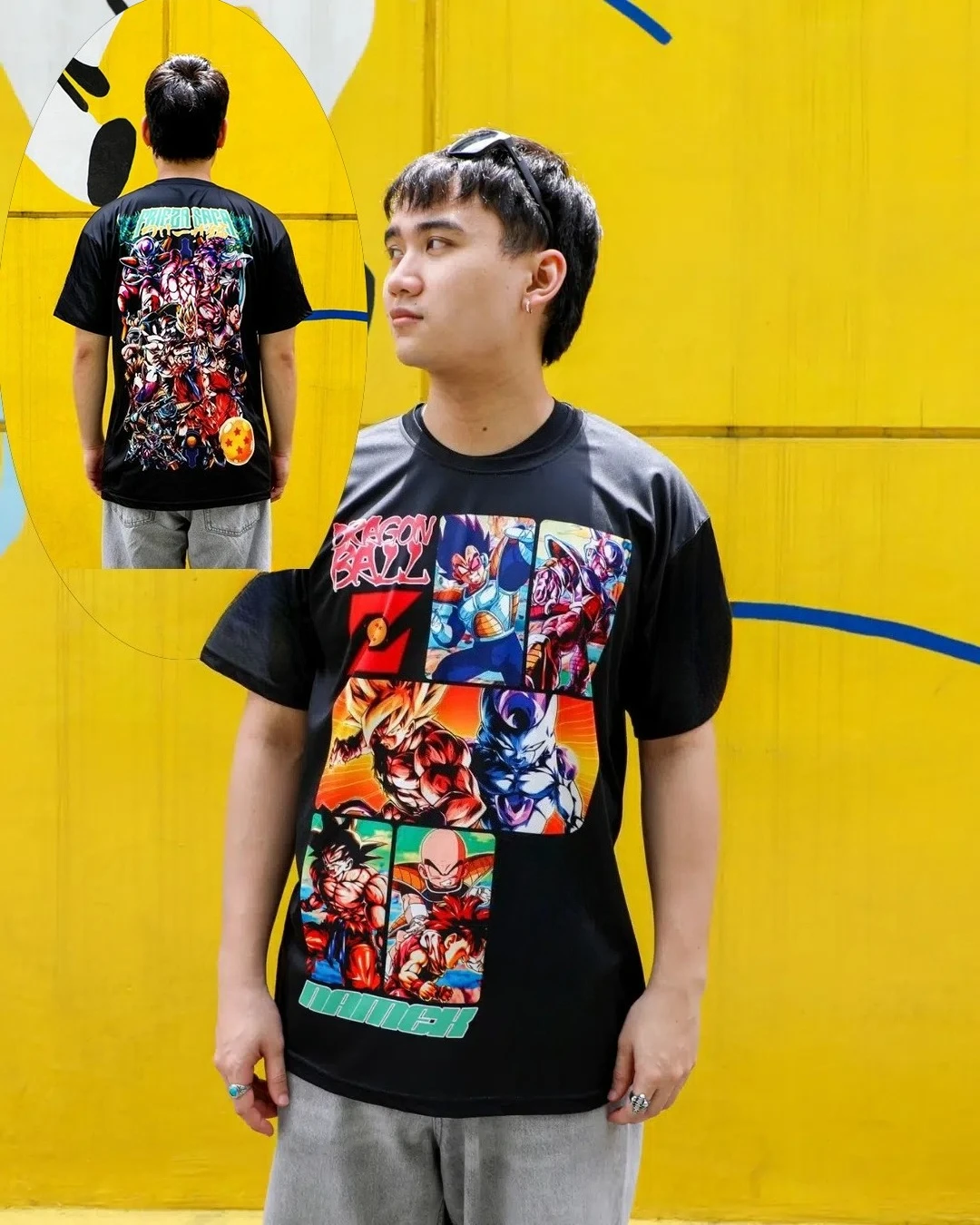 

2026 Summer Oversized Dragon Ball Tee, Frieza & Namek Saga 3D Print Polyester Retro Loose Sports T-Shirt Unisex for Adults Kids