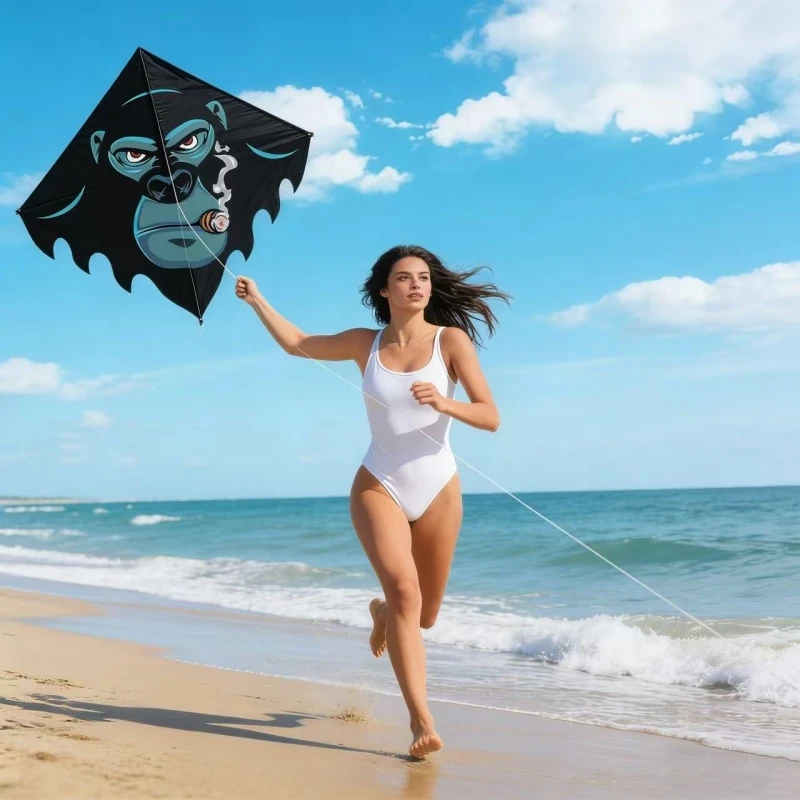 2m Gorilla vlieger buitenspeelgoed voor kinderen vliegers sport speelgoed volwassenen vliegers wiel professionele windvliegers fabriek ikite weer