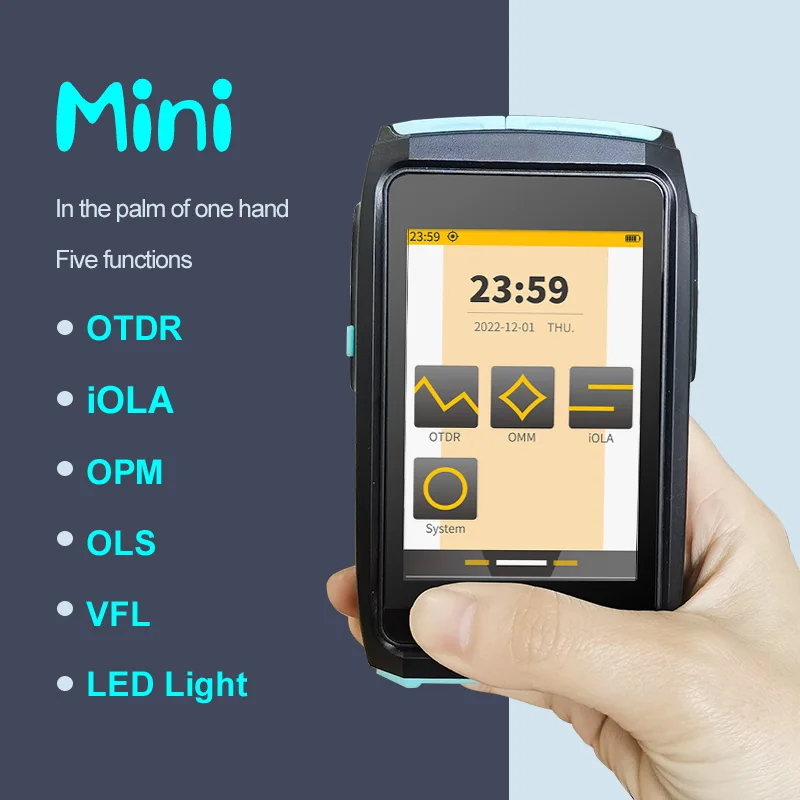 

Signal Fire New Model 6 in 1 Mini Optical Fiber OTDR Optical Time-domain Reflectometer Model ZS1000-A/B