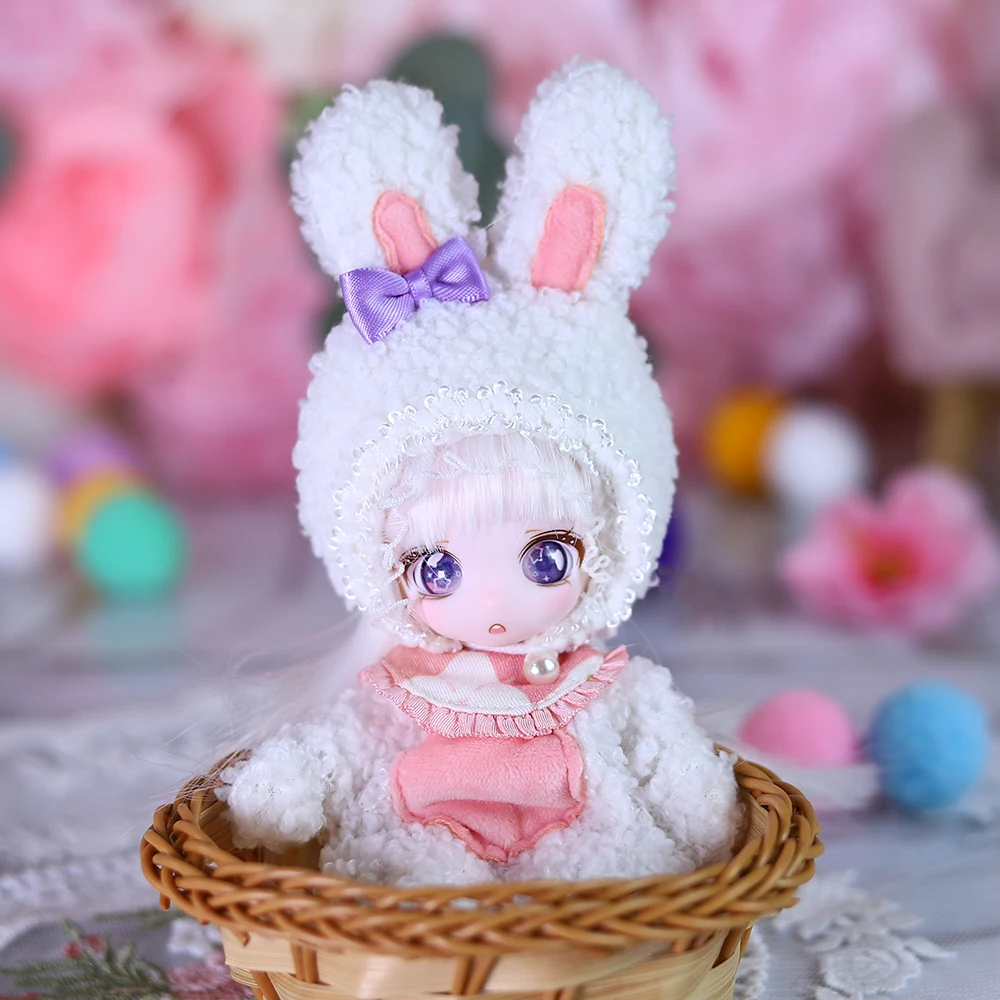 

DBS Whole OB11 Doll 13cm OB11 Doll Cute fashion Style Kawaii Toy Figures Birthday Gift for Kids