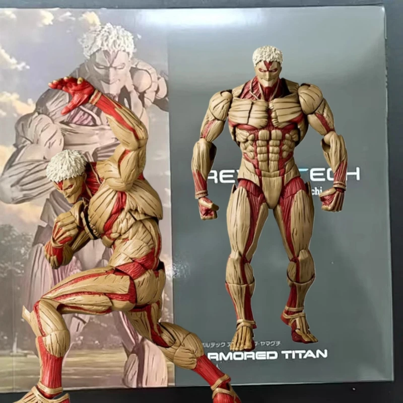 16cm-attack-on-titan-armored-titan-multi-accessories-pvc-gk-articulated-action-figure-model-statue-desktop-decoration-gifts-toys
