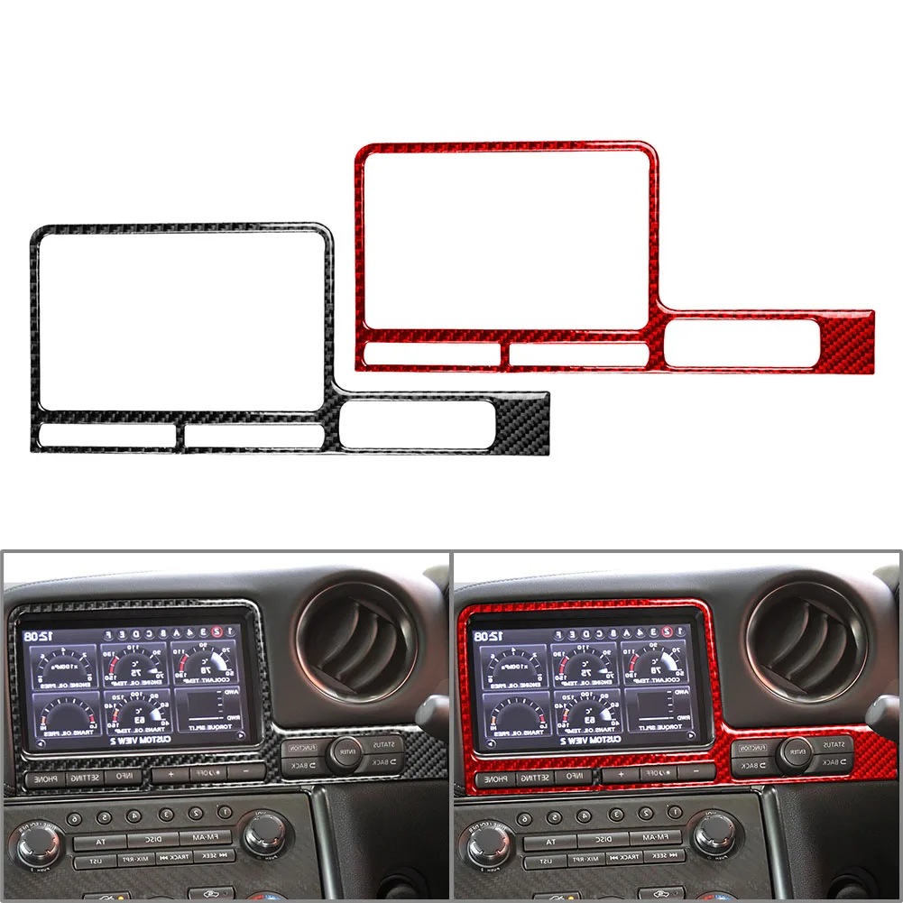 

RHD Auto GPS Navigation Panel Cover Trim For Nissan GTR R35 2008 2009 2010 2011 2012 2013 2014 2015 2016 Car Accessories