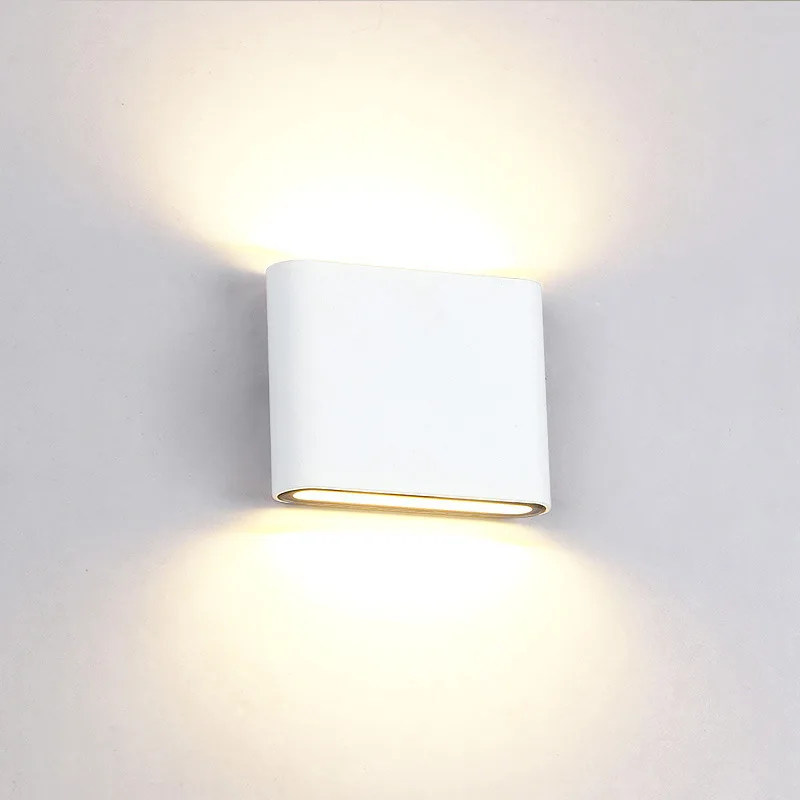 

Modern 6W/12W Led up and down wall lamp for Hotel bedside Balcony Indoor mirror led Wall Lamp Bathroom garden Outdoor Lighting