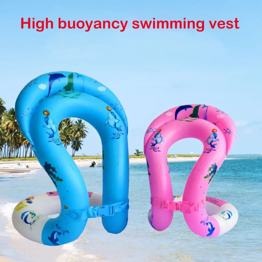 Baby Swimming Ring Child Swim Ring Vest Inflatable Swimming Circle Swim Pool Float Water Play Tube Pool Party Toy