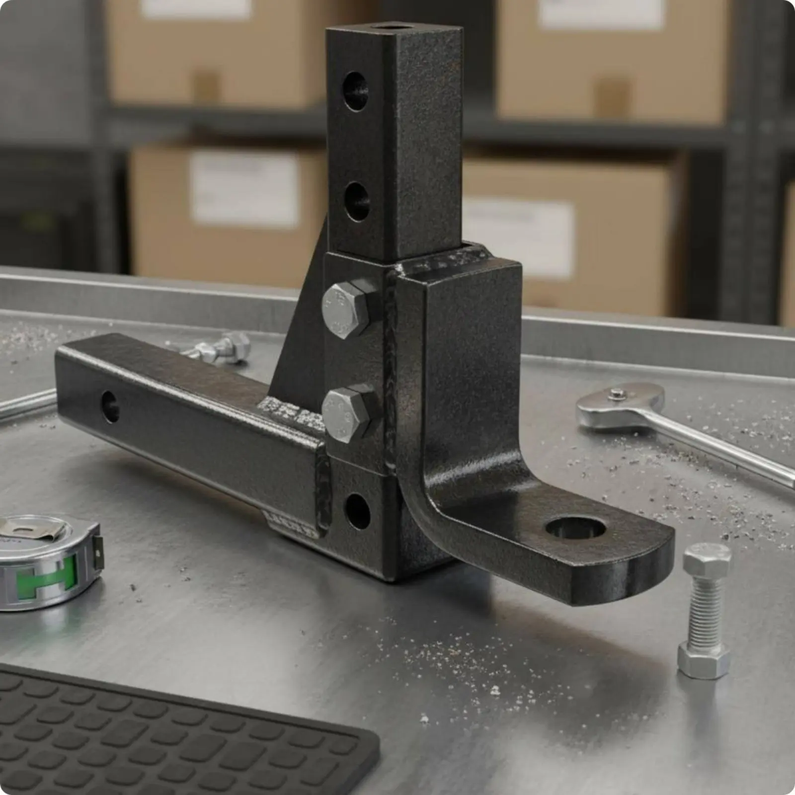 

10 Inch Drop Coupling Mount Quick Connect Towing Accessory for All-Terrain