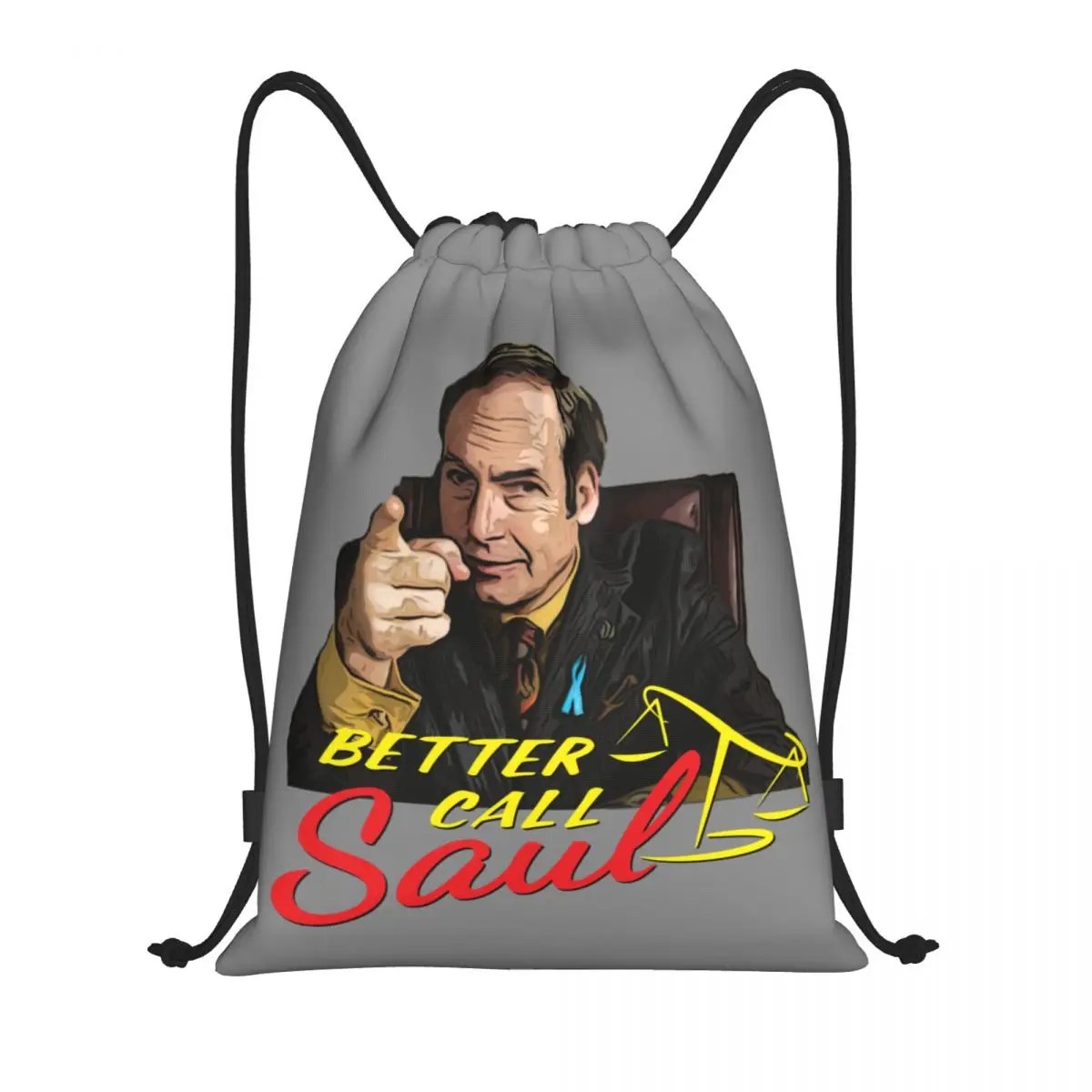 Better Call Saul Drawstring Backpack Bags Women Men Lightweight Goodman Drama Legal Tv Series Gym Sports Sackpack Sacks for Yoga