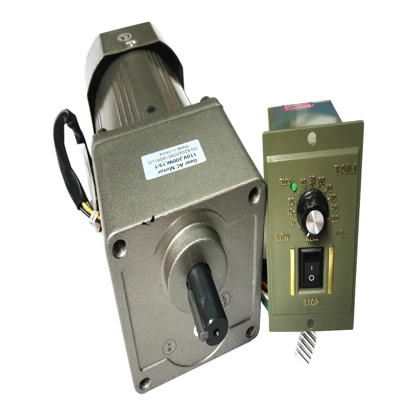 

2022 New technology Industrial grade wholesale AC motor 110V 200W motor with speed control available