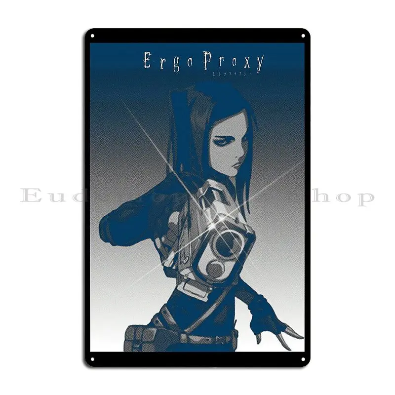 Ergo Proxy Metal Plaque Poster Party Plates Living Room Designer Wall Decor Mural Tin Sign Poster