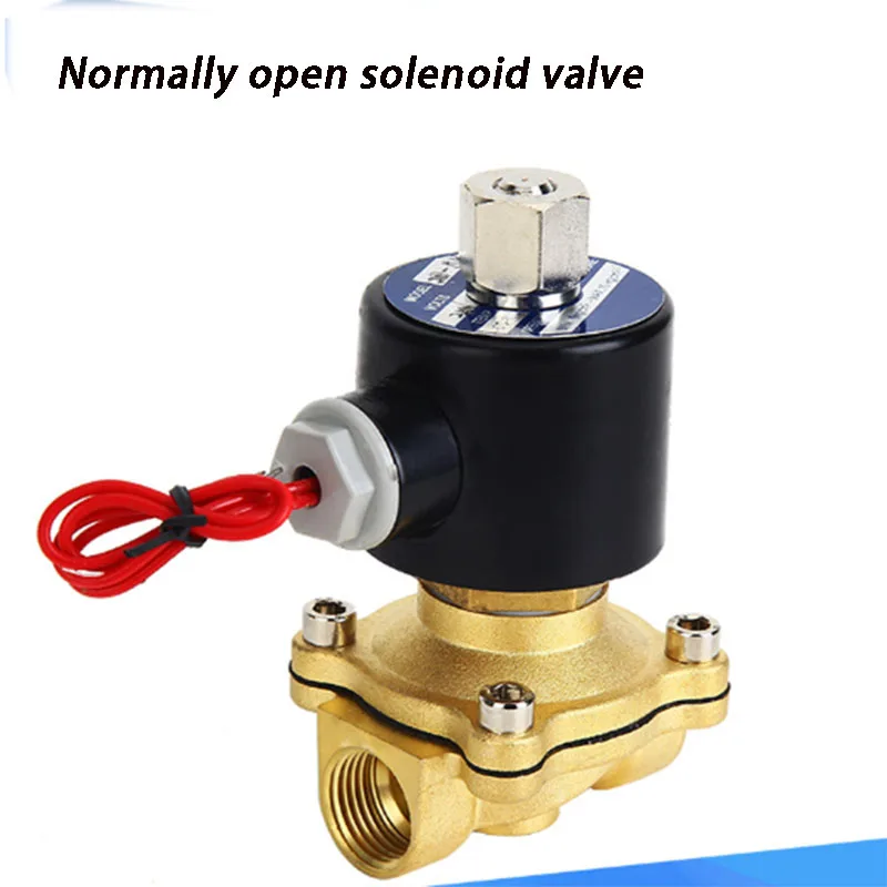 All copper 2W normally closed and normally open solenoid valve water valve air valve AC220V DC24V AC110V thread one in one out