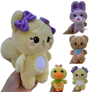 20 سنتيمتر K-pop مروحة أفخم دمية الأسود والوردي المعلقات محشوة أفخم لعبة وسادة هدية JISOO JENNIE ROSE LISA WORLD TOUR أعلى 6 مبيعا مطرقة سوداء وردية - رقم 3