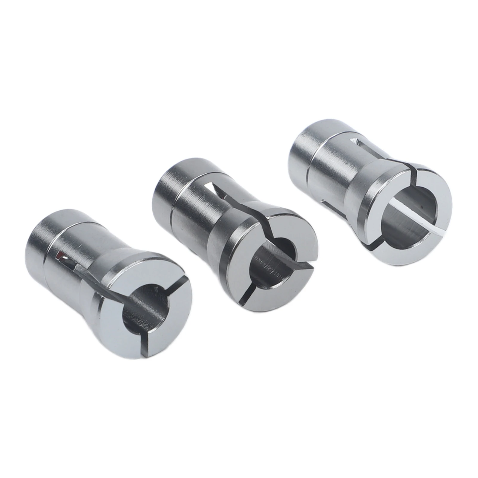 1pcs/3Pcs Trimmer Collet Adapter 6mm Collet Chuck Adapter 1/4 8mm Router Bit Collet Chuck Clamping Adapter For Woodworking Tools