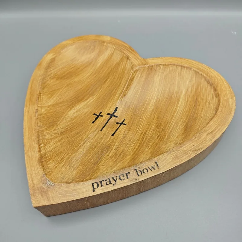 

Unique New Heart Prayer Bowl - Perfect for Daily Prayers and Meditation Home Accessories Living Room Decoration