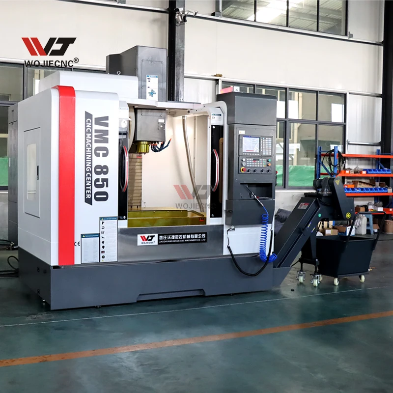 Wojie جديد وصول VMC 850 تايوان 5 محور التصنيع باستخدام الحاسب الآلي قاطعة المطحنة مركز الآلات المعدنية مع مبدل أداة أوتوماتيكية