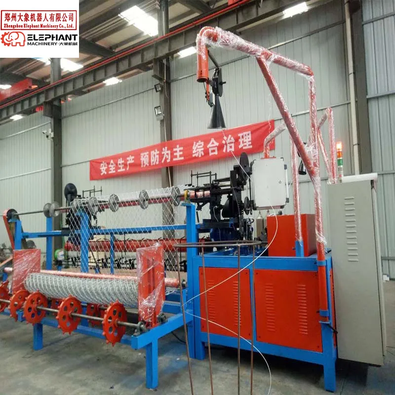 Automatic Chain Link Fence Machine for Wire Fence Manufacturing Plants Construction Farms in China