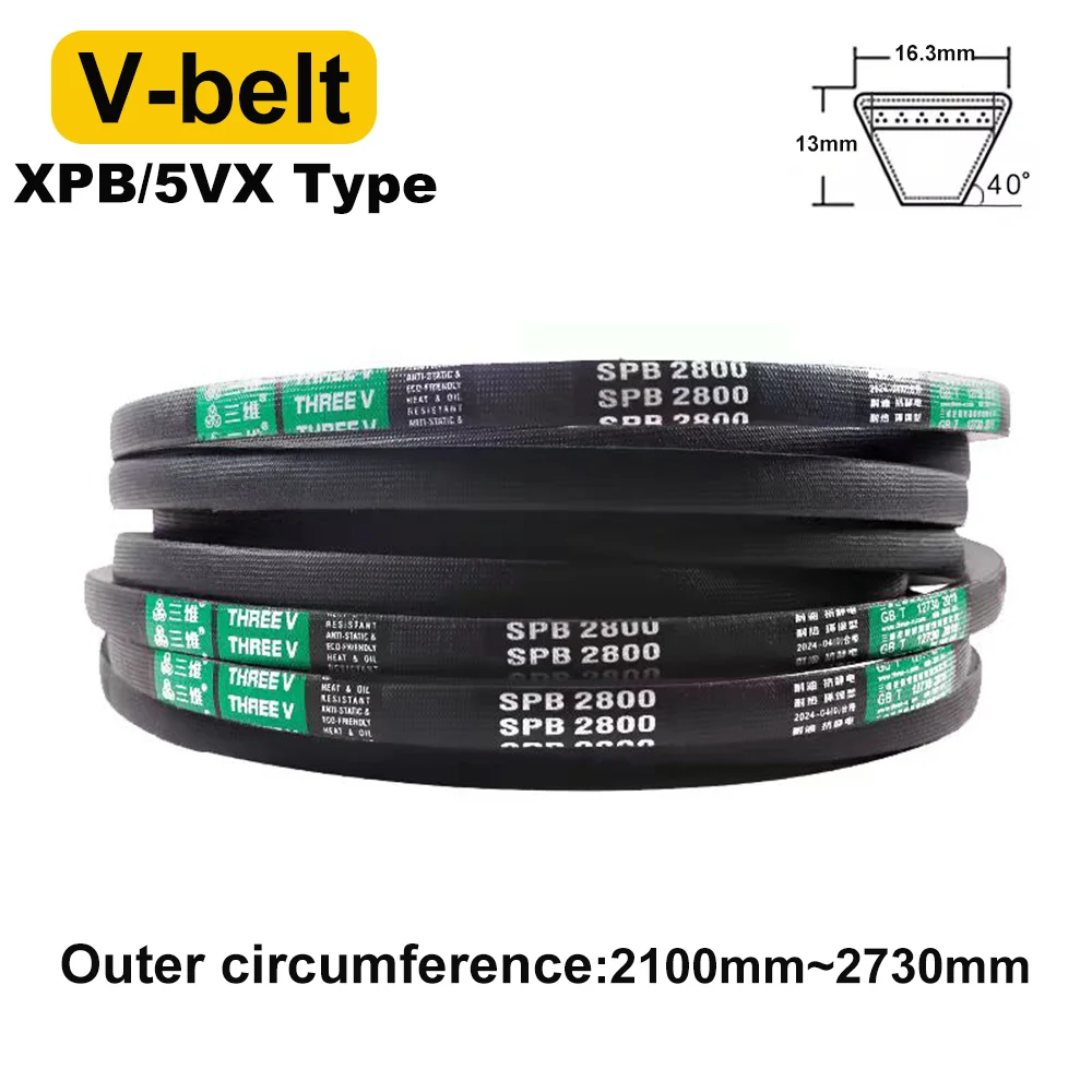 

Type SPB 5V Rubber V Belt Drive Conveyor Belts Transport Strap Outer circumference: 2100mm-2730mm