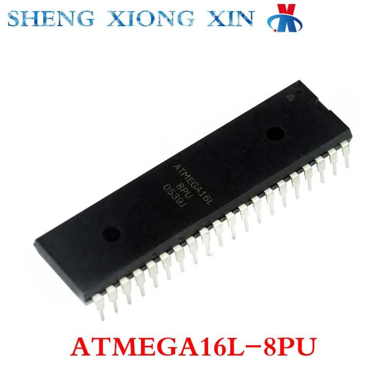 

5 шт/лот 100% новый 8-разрядный микроконтроллер ATMEGA16L-8PU DIP-40 -MCU ATMEGA16L Integrated Circuit