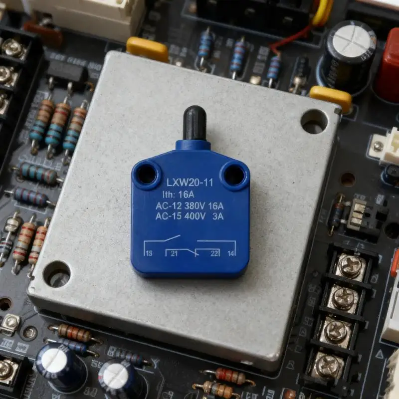 LXW20-11/M Silver Contact Micro Travel Switch PUSH Slug Column High Durability Limit Switch for Home Appliance Control