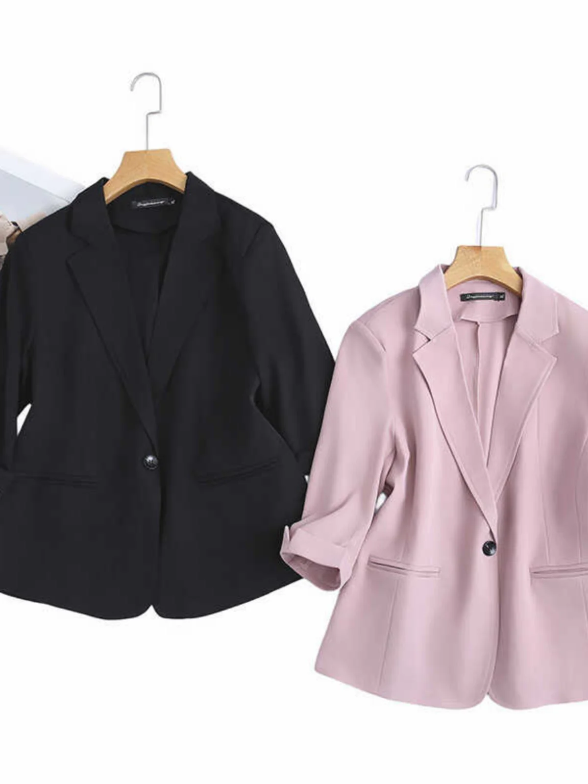 

Summer Thin Seven-Quarter Sleeve Loose Women's Small Suit Jacket Design Sensation Slimming Large Size Western Style Top