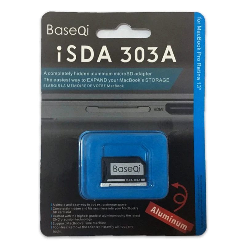 Imagem -06 - Adaptador de Alumínio Minidrive para Macbook Pro Retina 13 303a Baseqi