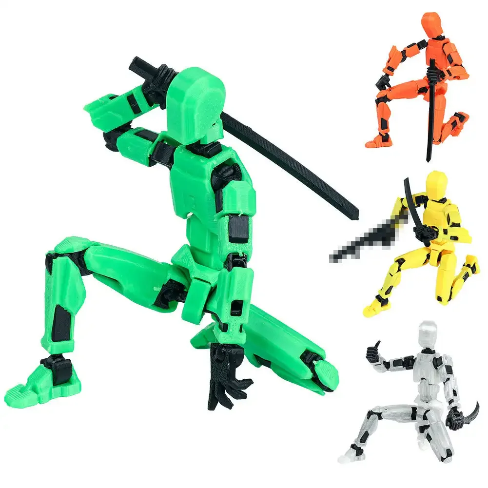 3d Gedrukt Multi-Joint Beweegbare Robot Diy Mannequin Dummy Figuren Speelgoed Kinderen Volwassenen Montage Speelgoed Geschenken Decoratie Figuren Ornament