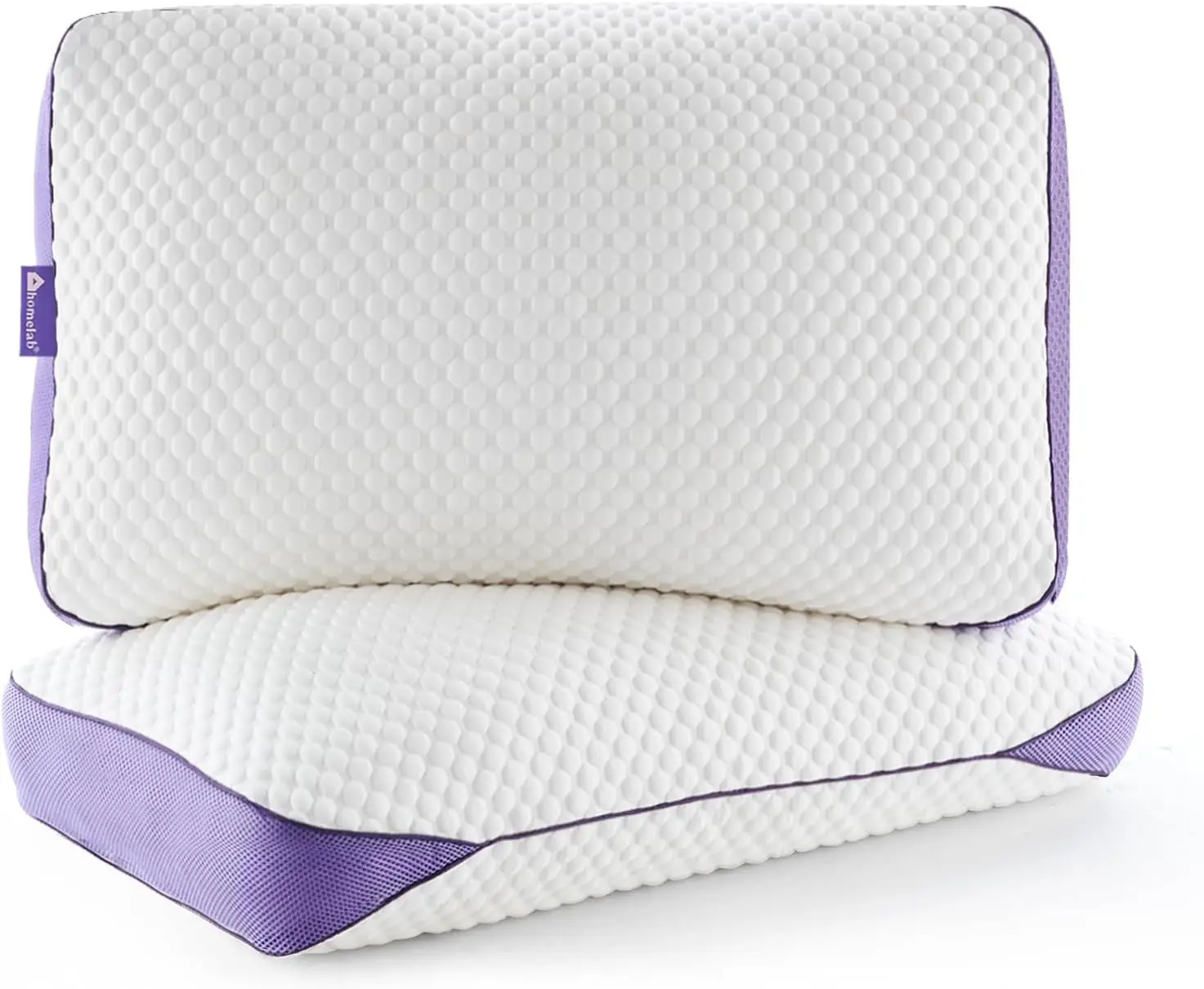 

Adjustable Shredded Memory Foam Pillows Queen Size, Cooling Bed Pillows for Sleeping with Removable Cover, Medium Support for Side, Stomach & Back Sleepers, 2 Pack 20"x28"