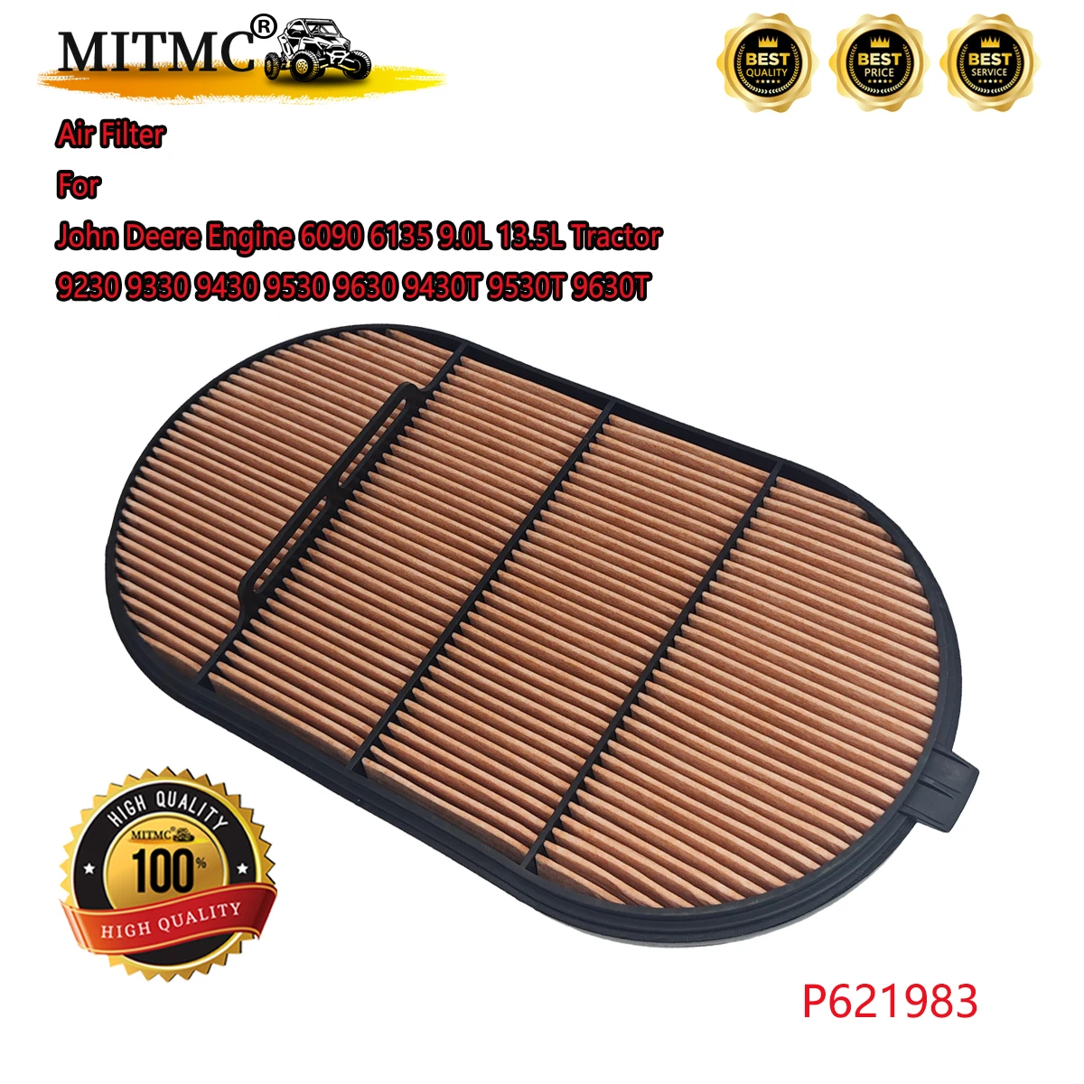 

P621983 Air Filter For John Deere Engine 6090 6135 9.0L 13.5L Tractor 9230 9330 9430 9530 9630 9430T 9530T 9630T