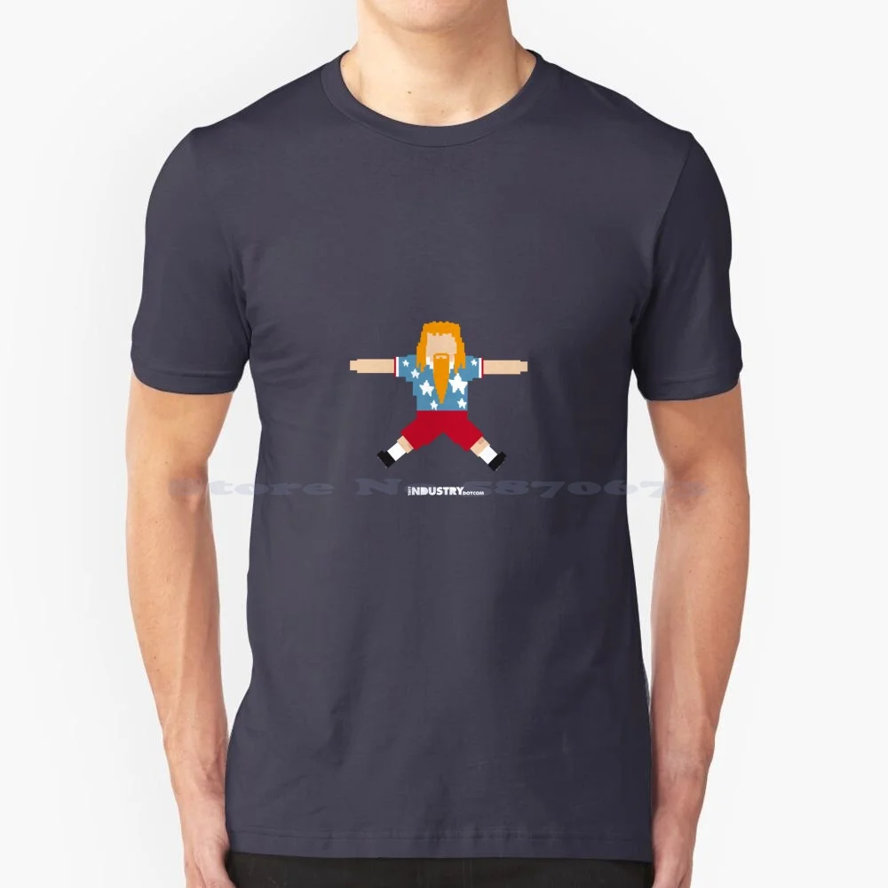 Foot-T 'Ginger Beard' T Shirt 100% Cotton Tee Usa Football Alexi Lalas